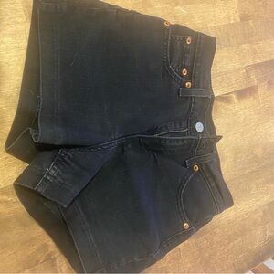 Levi's Black Women's Jean Shorts